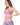 *Aqua Floral* (Lifestyle "V" Bralette)