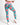 *Aqua Floral* (Custom Leggings)