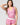 *Pink Plaid* (Curved Racer Tank)
